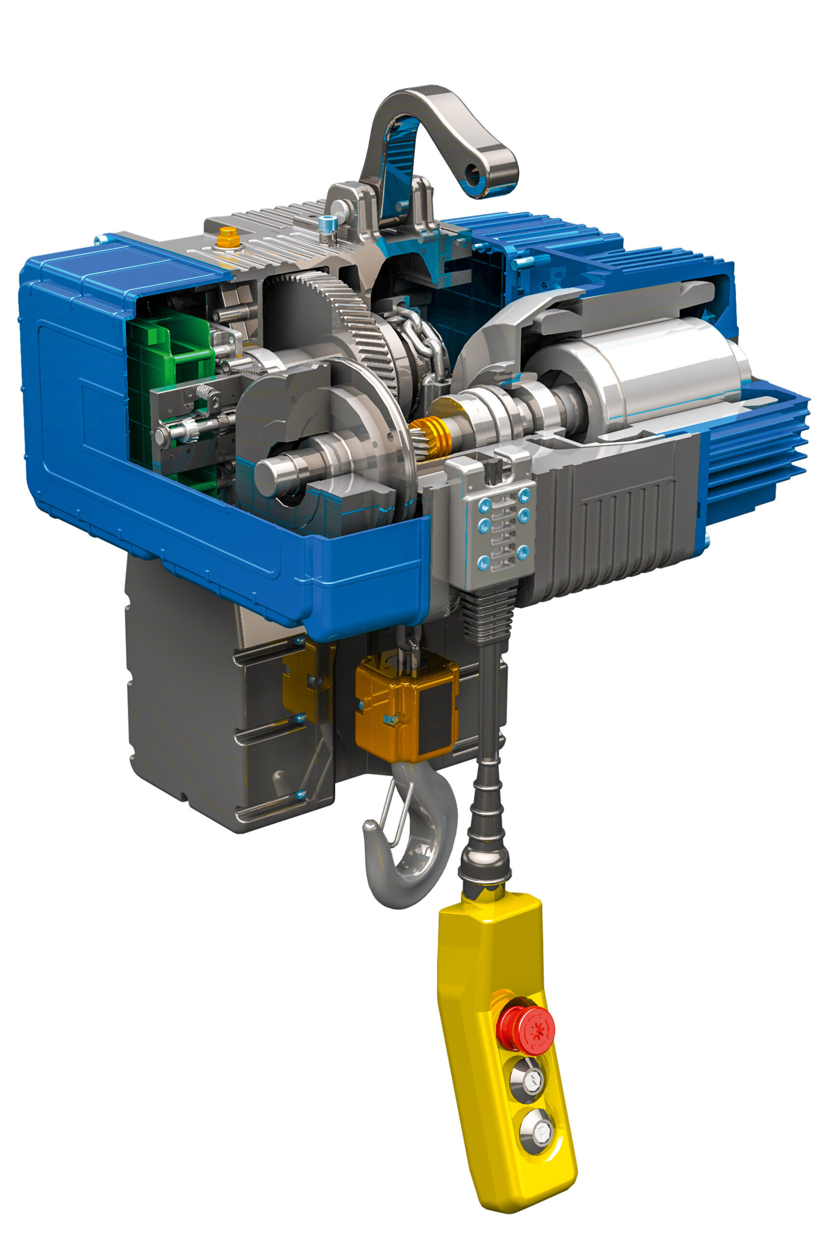 Electric chain hoist Planeta PITCH 3D model